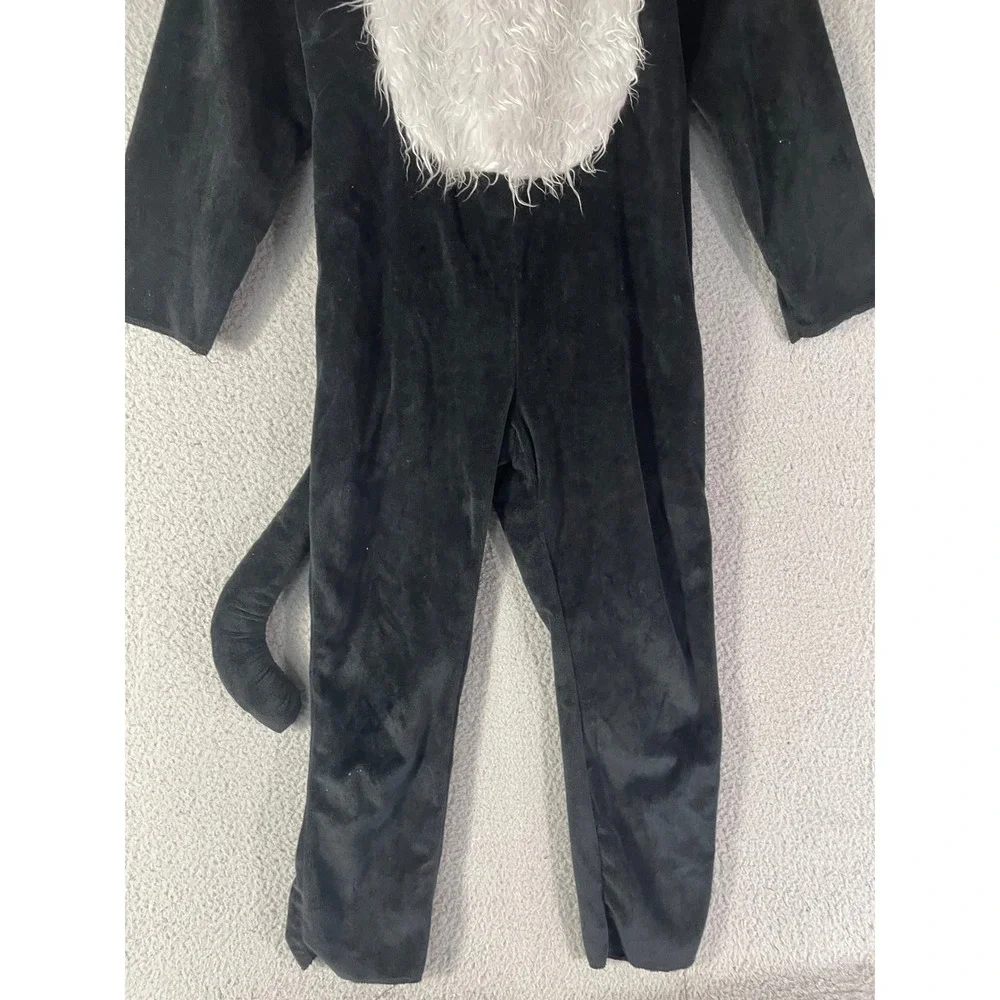 Dr Seuss Cat in the Hat Kids Costume Bodysuit Hat Set Small Black Red White